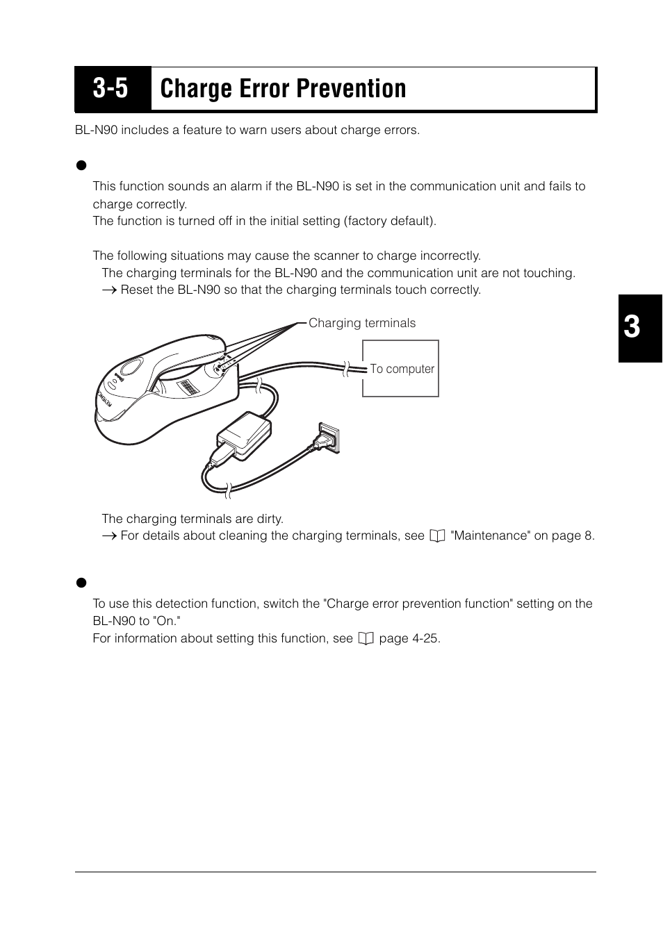 5 charge error prevention, Charge error prevention -13, Charge error | Charge error prevention | KEYENCE BL-N90 Series User Manual | Page 53 / 110