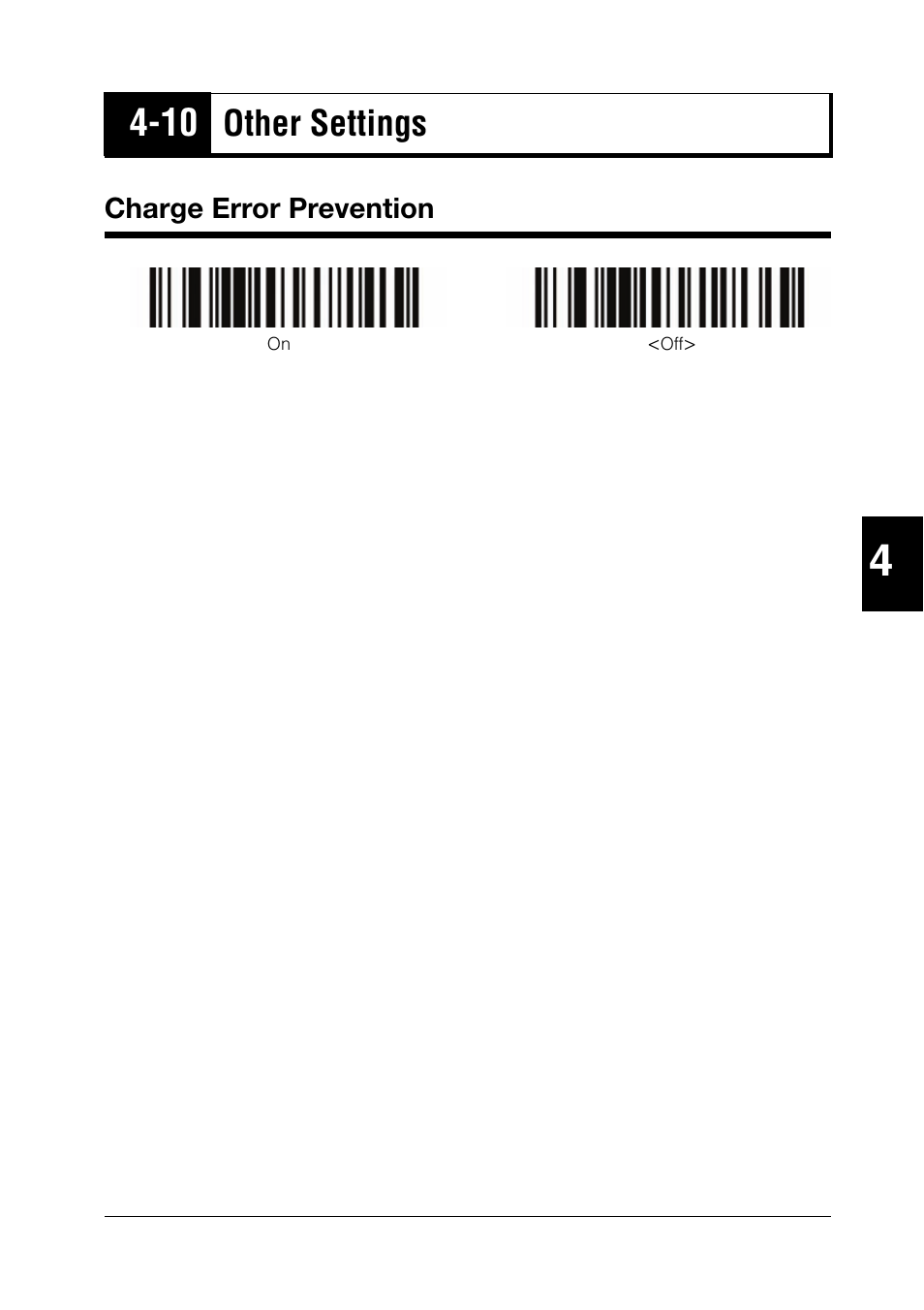 10 other settings, Charge error prevention, 10 other settings -25 | Charge error prevention -25, Other settings | KEYENCE BL-N90 Series User Manual | Page 79 / 110
