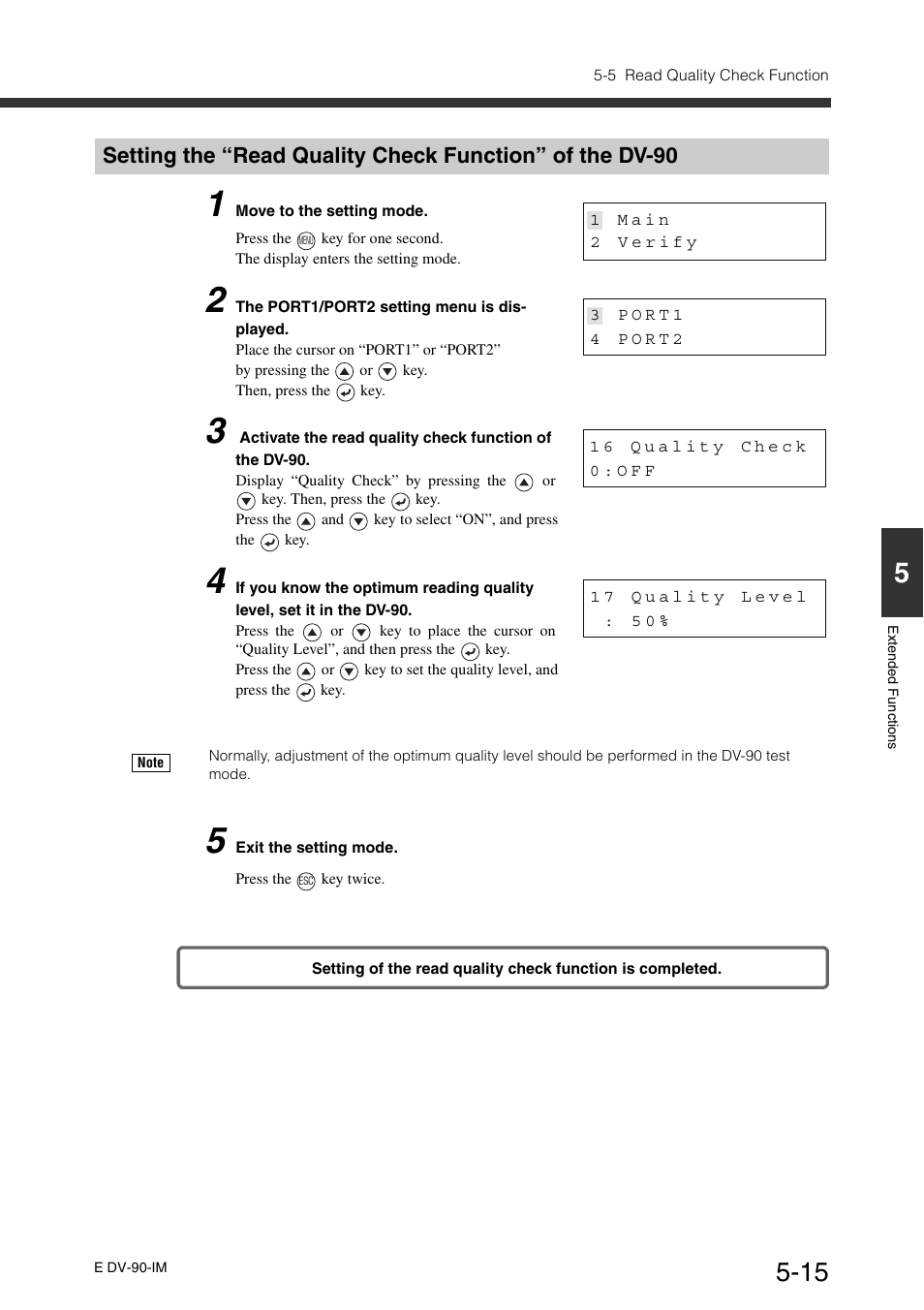 KEYENCE DV-90 User Manual | Page 113 / 262