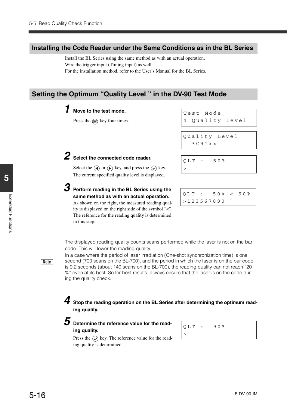 KEYENCE DV-90 User Manual | Page 114 / 262