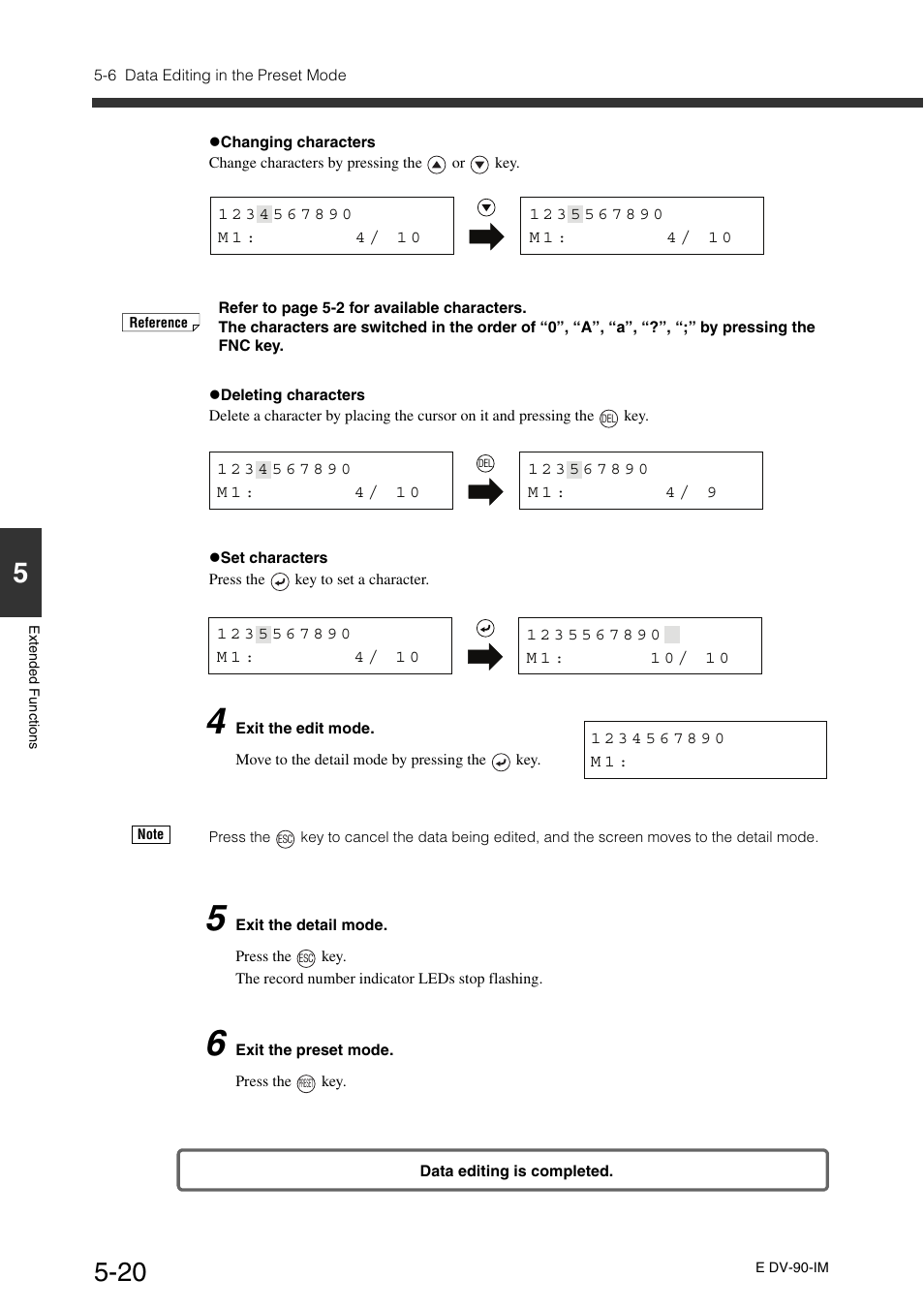 KEYENCE DV-90 User Manual | Page 118 / 262