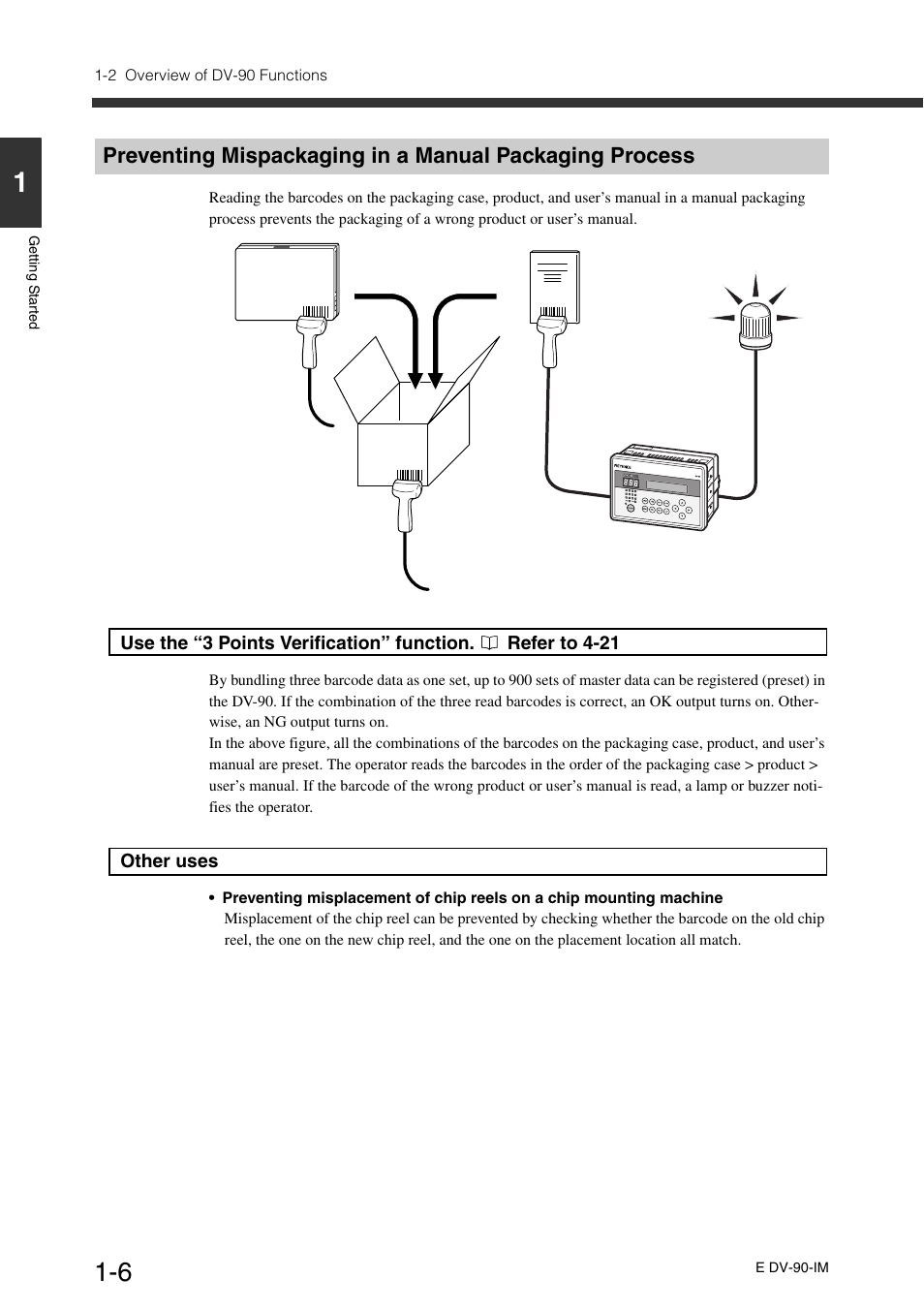 KEYENCE DV-90 User Manual | Page 18 / 262