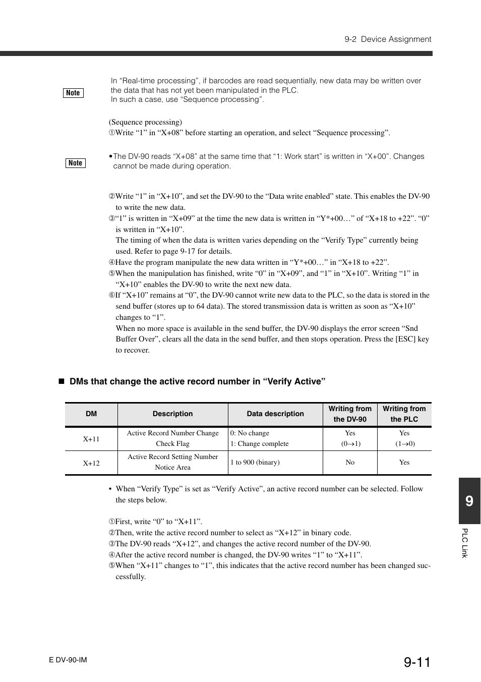 KEYENCE DV-90 User Manual | Page 211 / 262