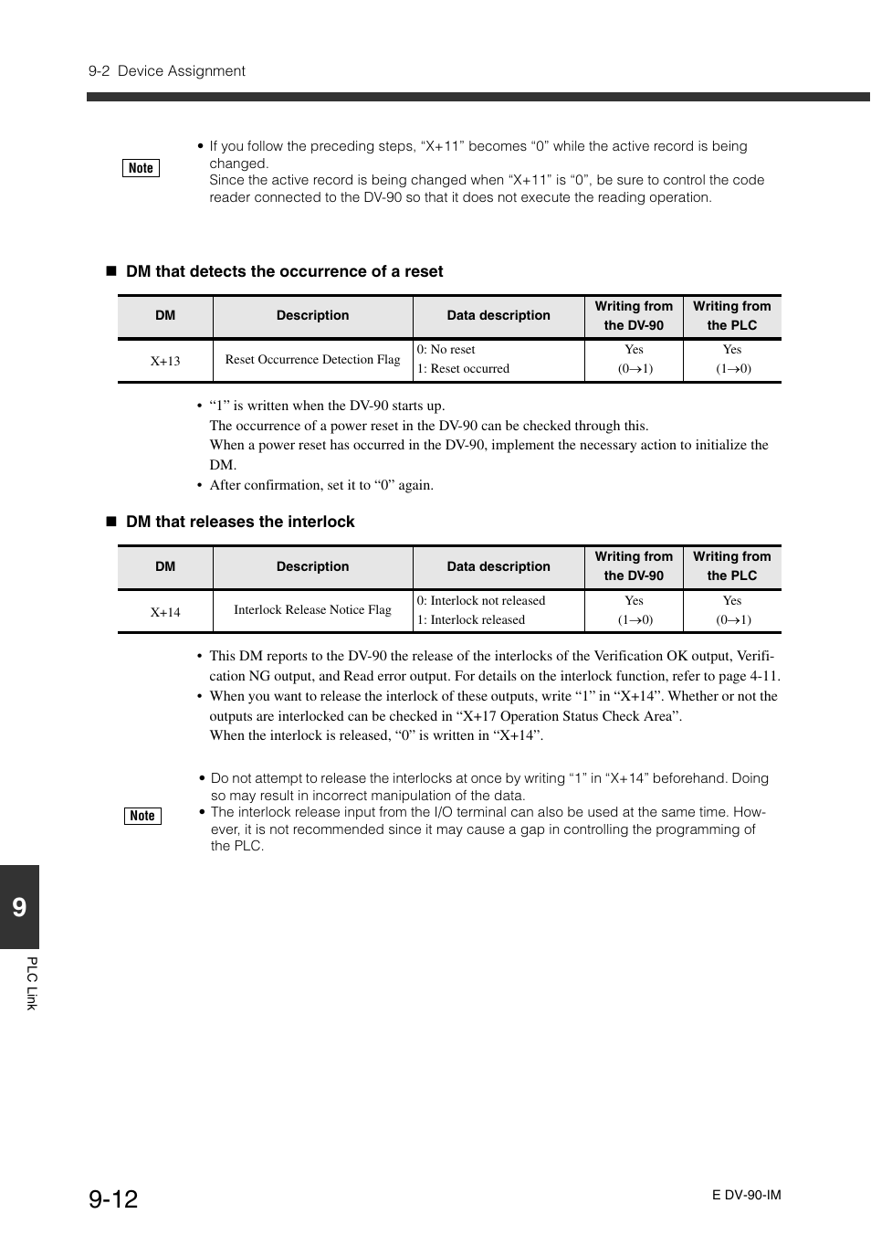 KEYENCE DV-90 User Manual | Page 212 / 262