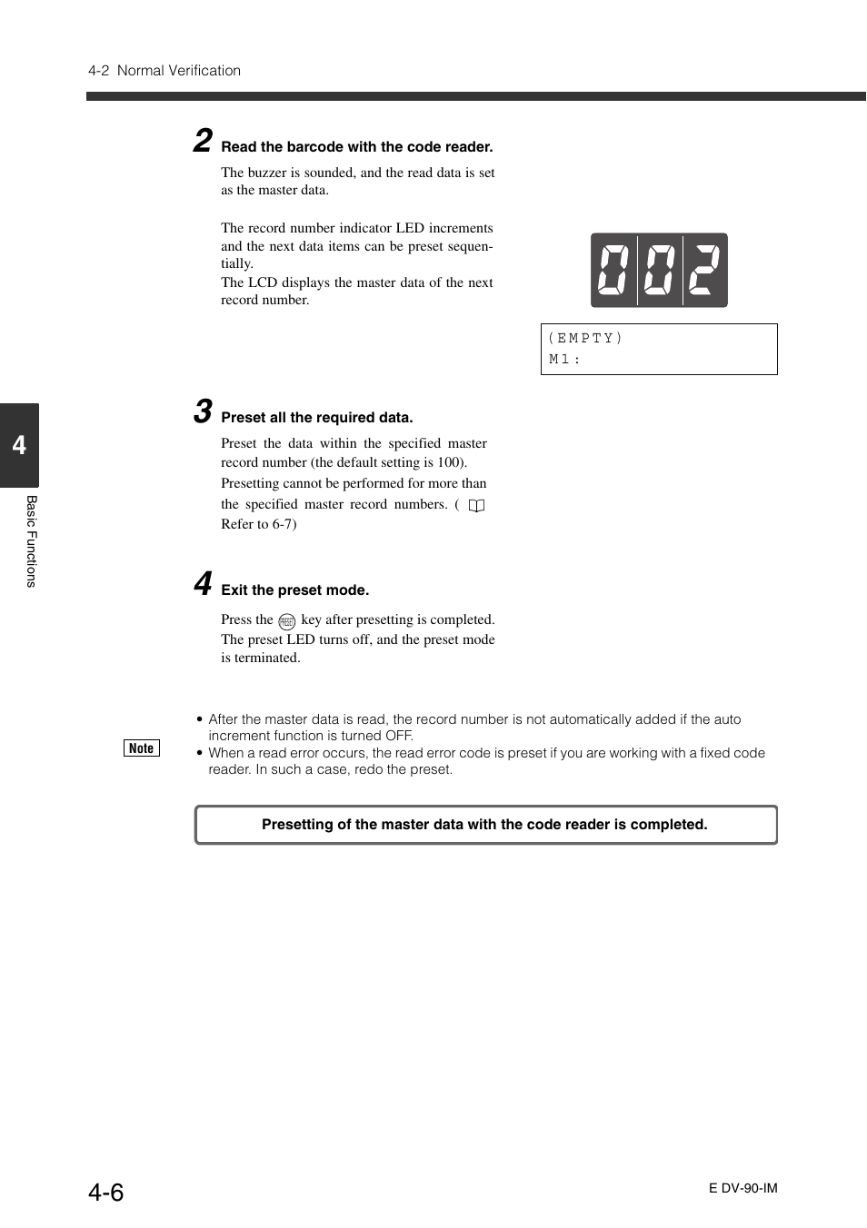 KEYENCE DV-90 User Manual | Page 66 / 262