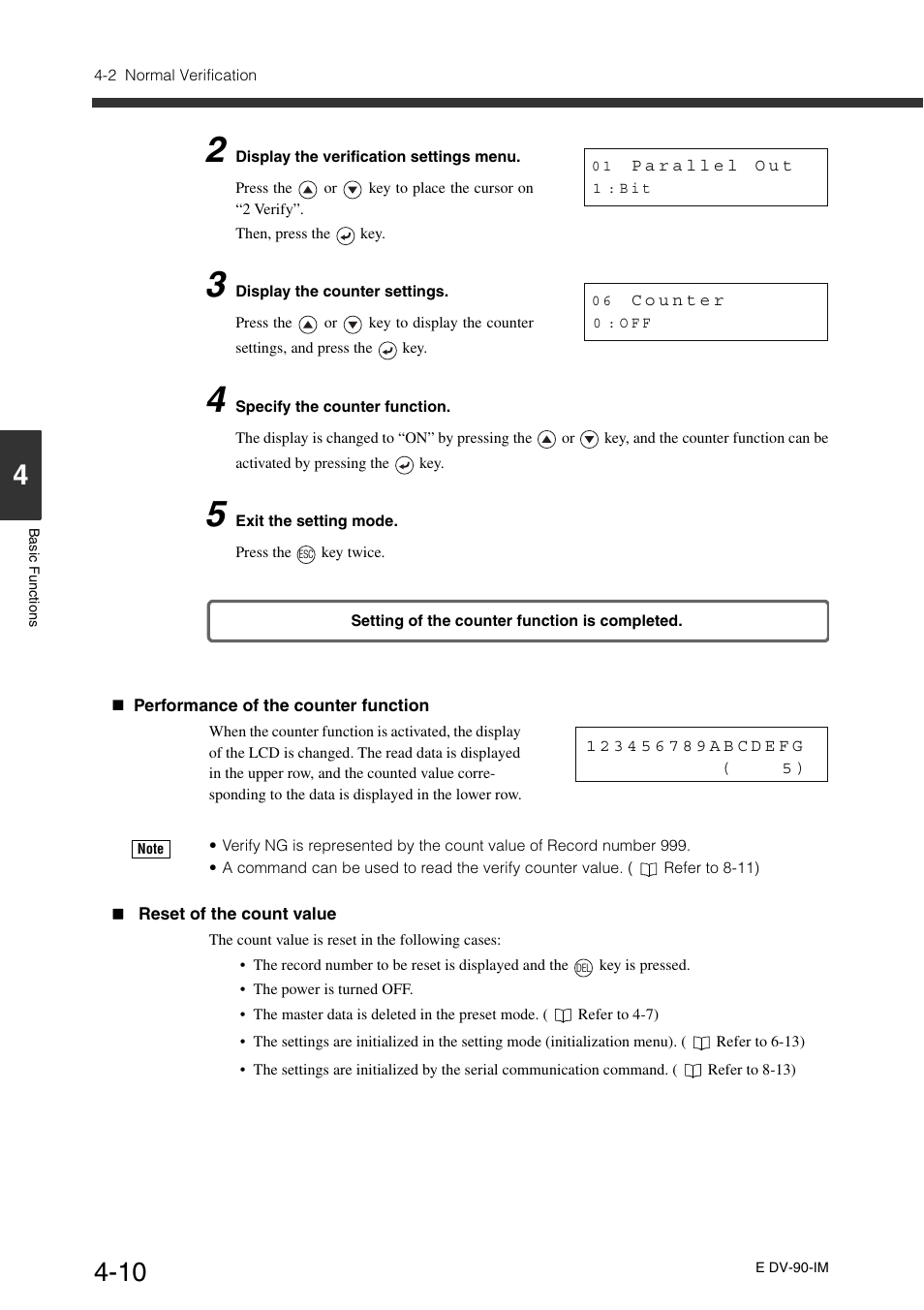 KEYENCE DV-90 User Manual | Page 70 / 262