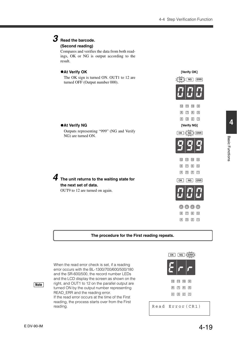 4 step verification function | KEYENCE DV-90 User Manual | Page 79 / 262