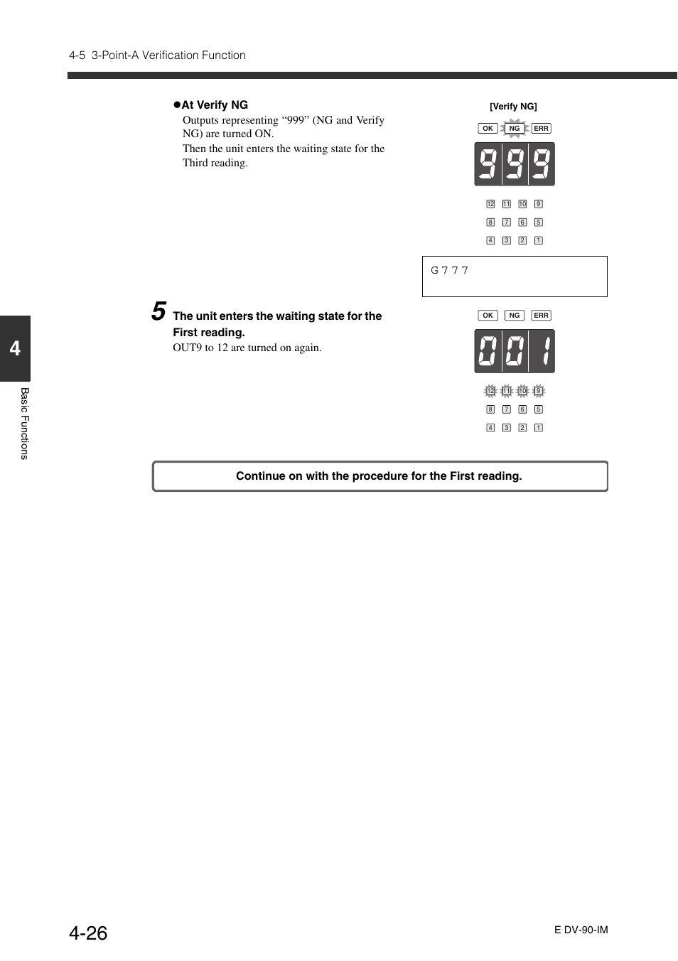 G 7 7 7 | KEYENCE DV-90 User Manual | Page 86 / 262