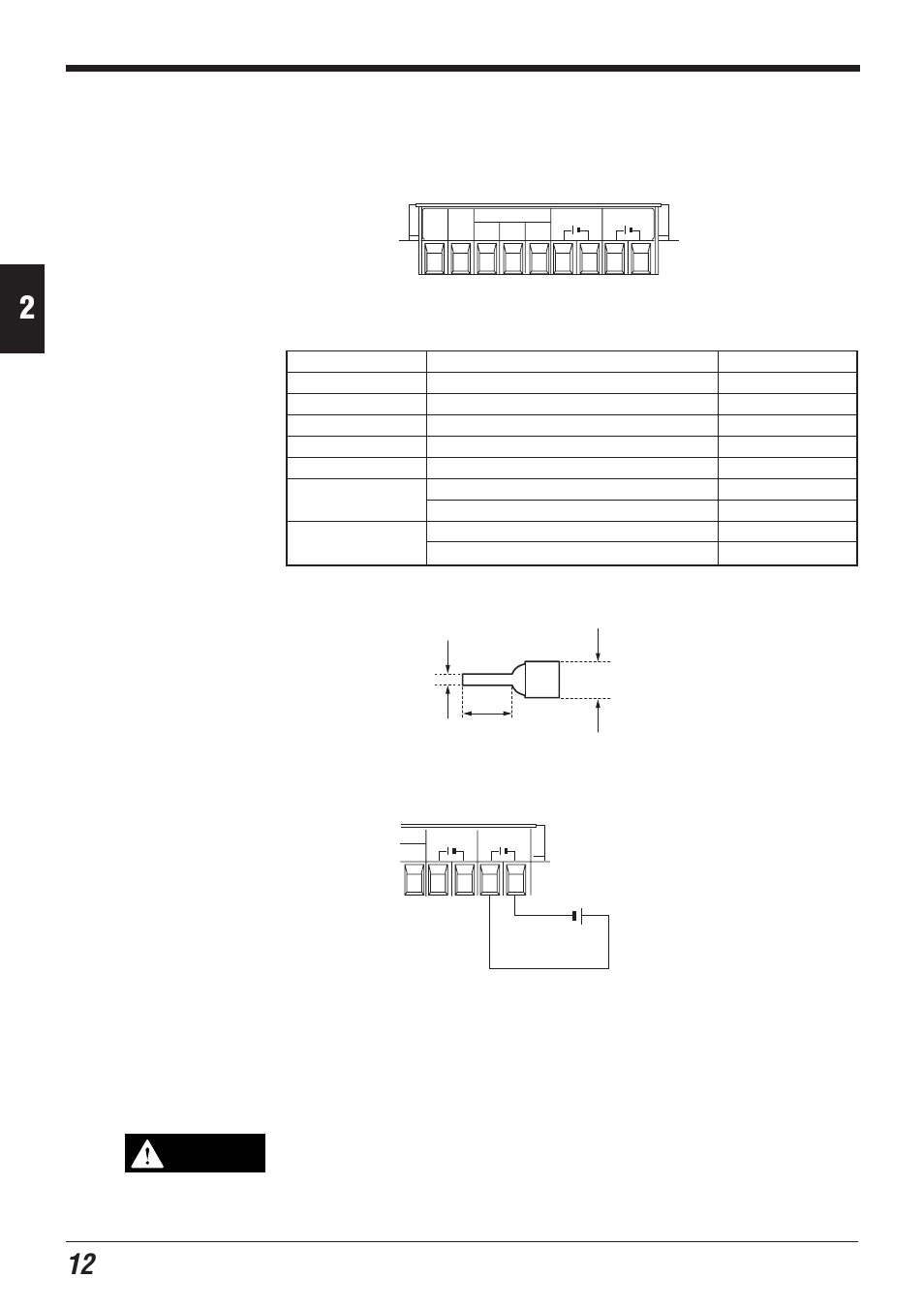 2 connecting n-400 and wiring, 1 terminals of i/o terminal block and wiring, Caution | KEYENCE N-400 User Manual | Page 20 / 150