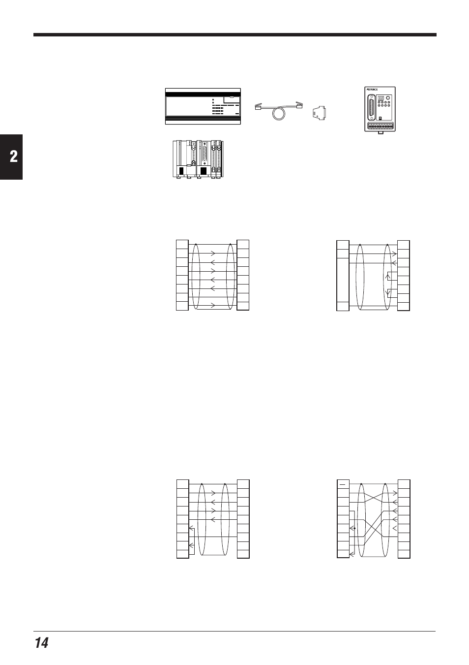 Chapter 2 installation procedure, Port 1 terminal block ■ connecting melsec-a series | KEYENCE N-400 User Manual | Page 22 / 150