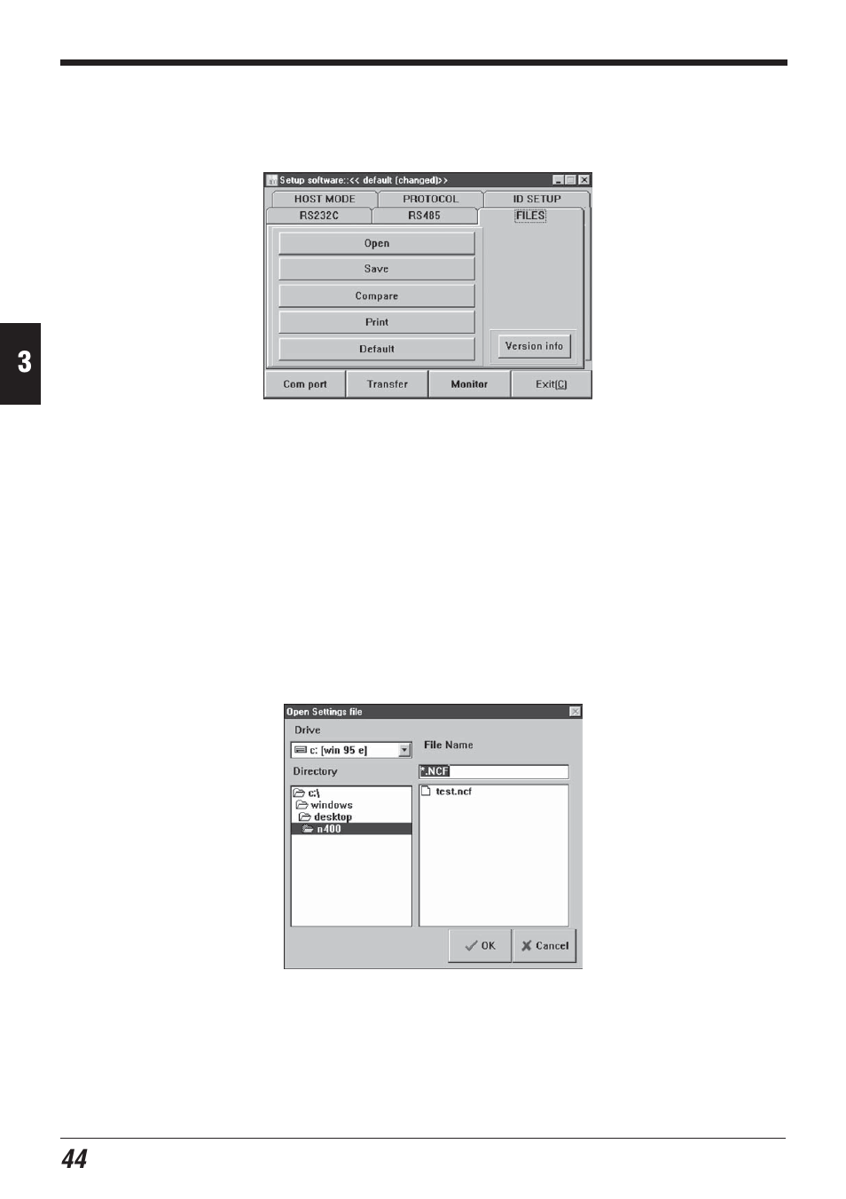 2 reading/saving/printing file | KEYENCE N-400 User Manual | Page 52 / 150