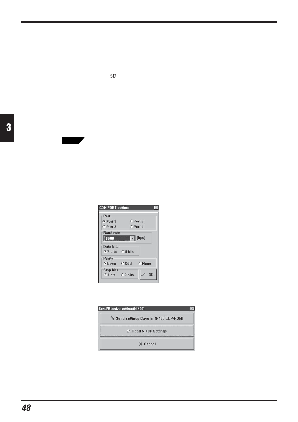 4 sending/receiving settings | KEYENCE N-400 User Manual | Page 56 / 150