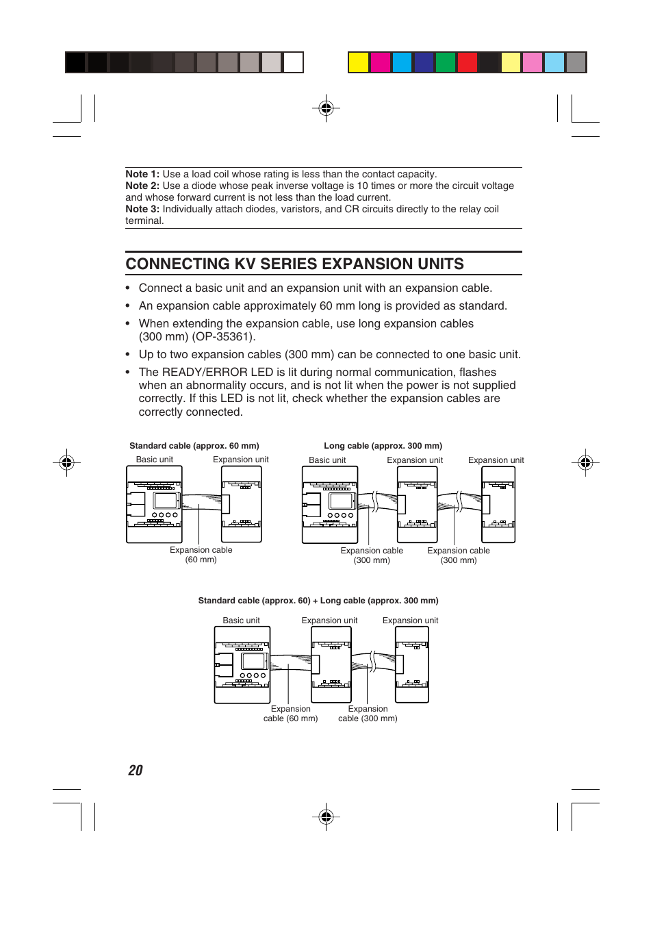 Connecting kv series expansion units | KEYENCE KV Series User Manual | Page 22 / 26