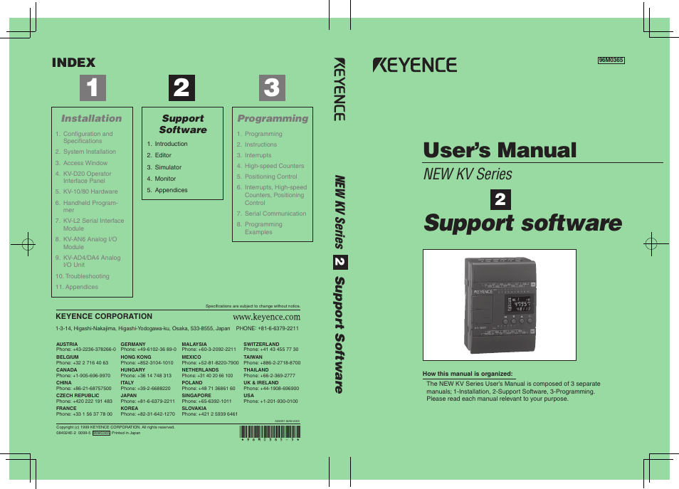 KEYENCE KV Series User Manual | 240 pages