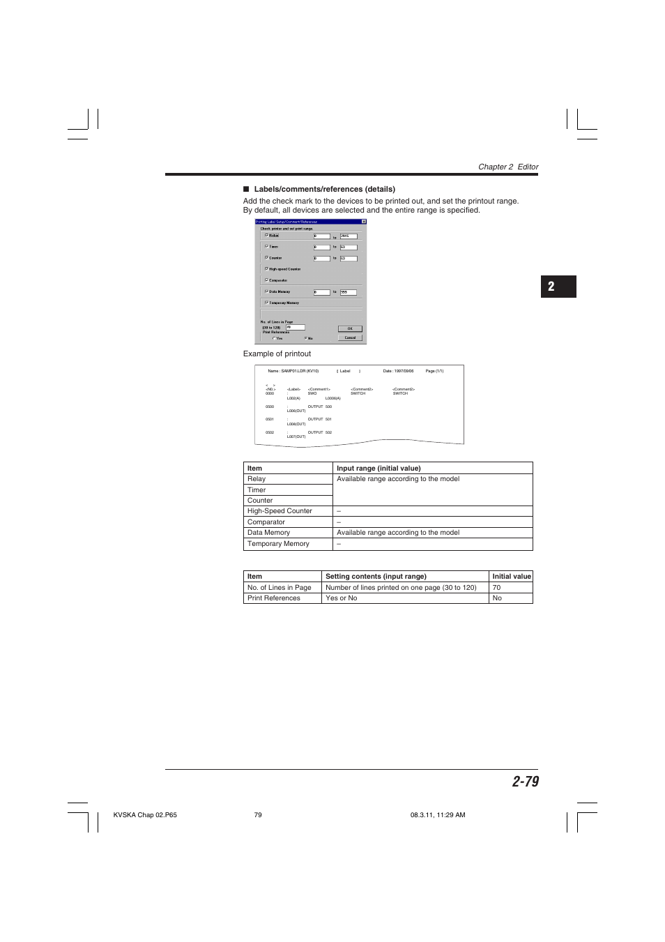 KEYENCE KV Series User Manual | Page 103 / 240