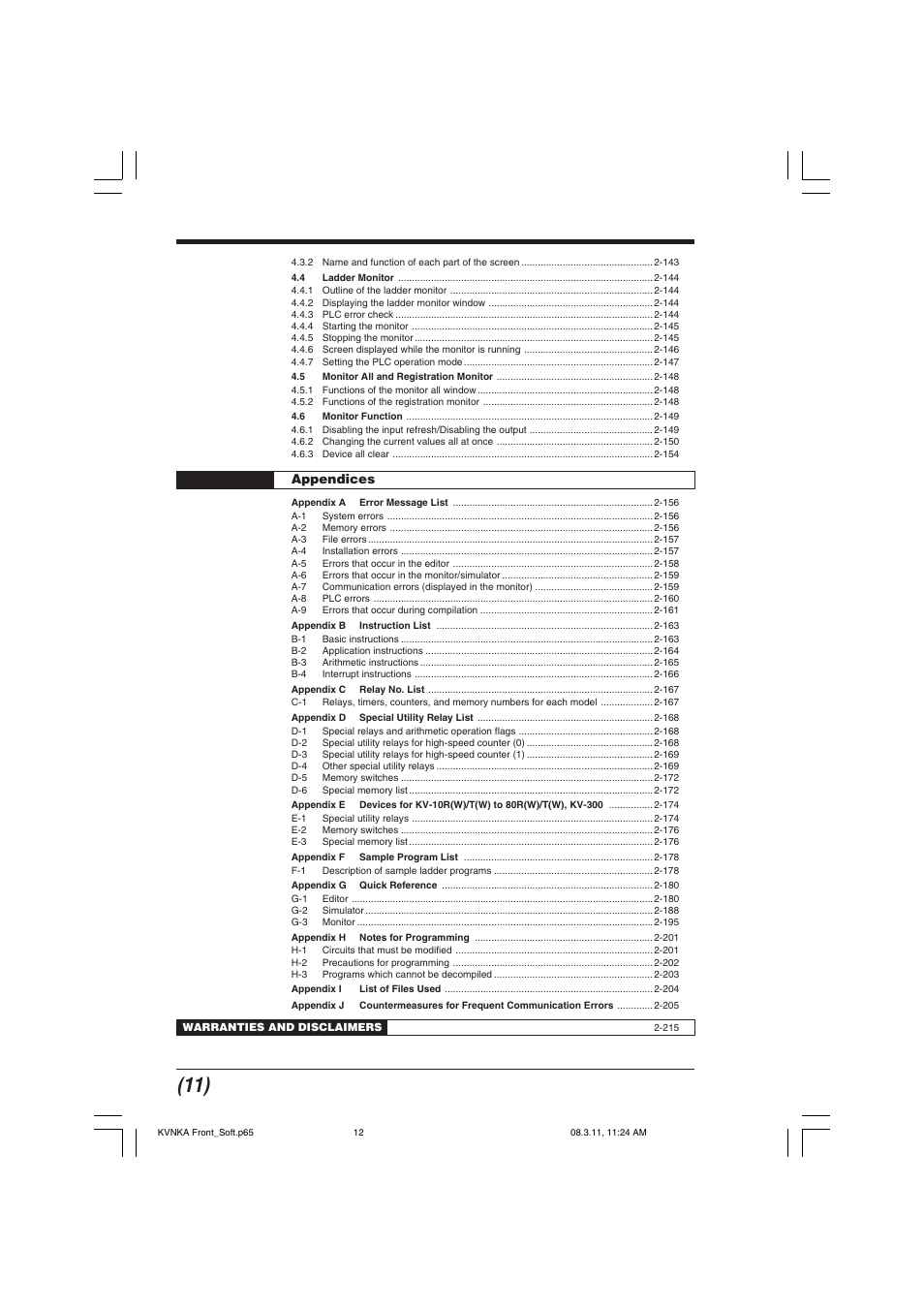 KEYENCE KV Series User Manual | Page 12 / 240