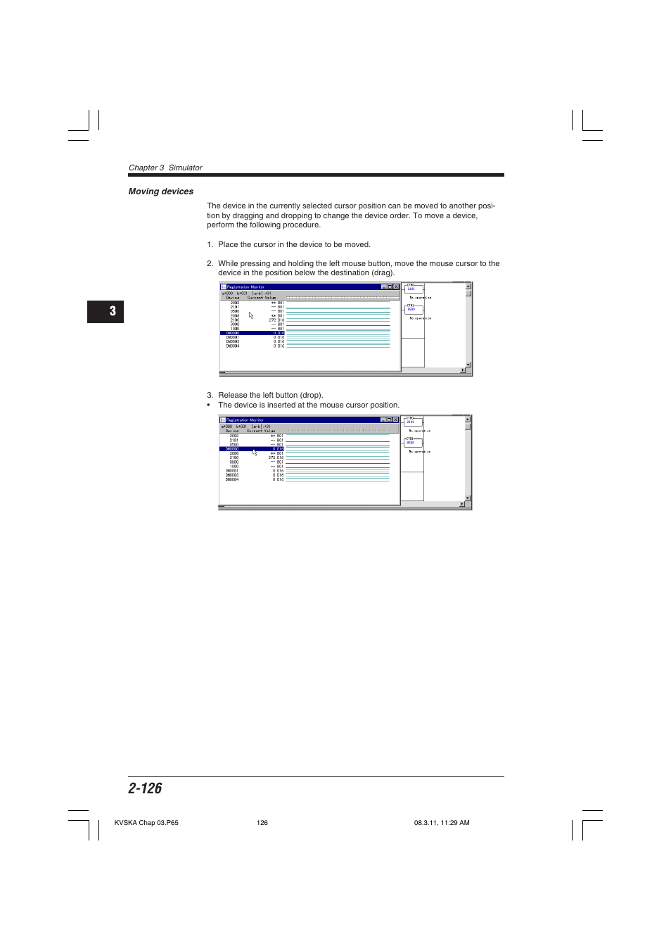 Moving devices | KEYENCE KV Series User Manual | Page 150 / 240
