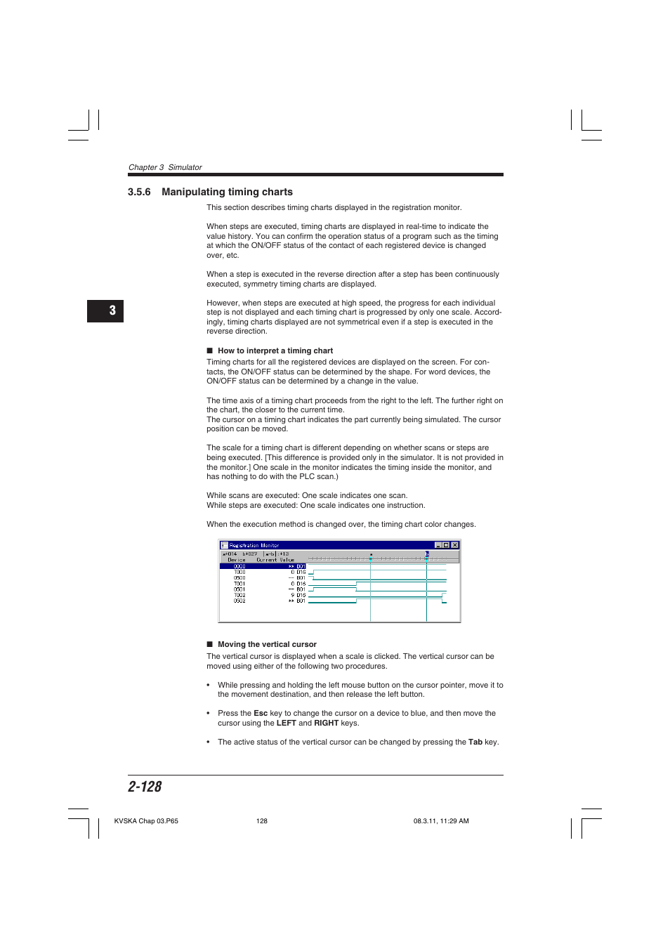 6 manipulating timing charts | KEYENCE KV Series User Manual | Page 152 / 240