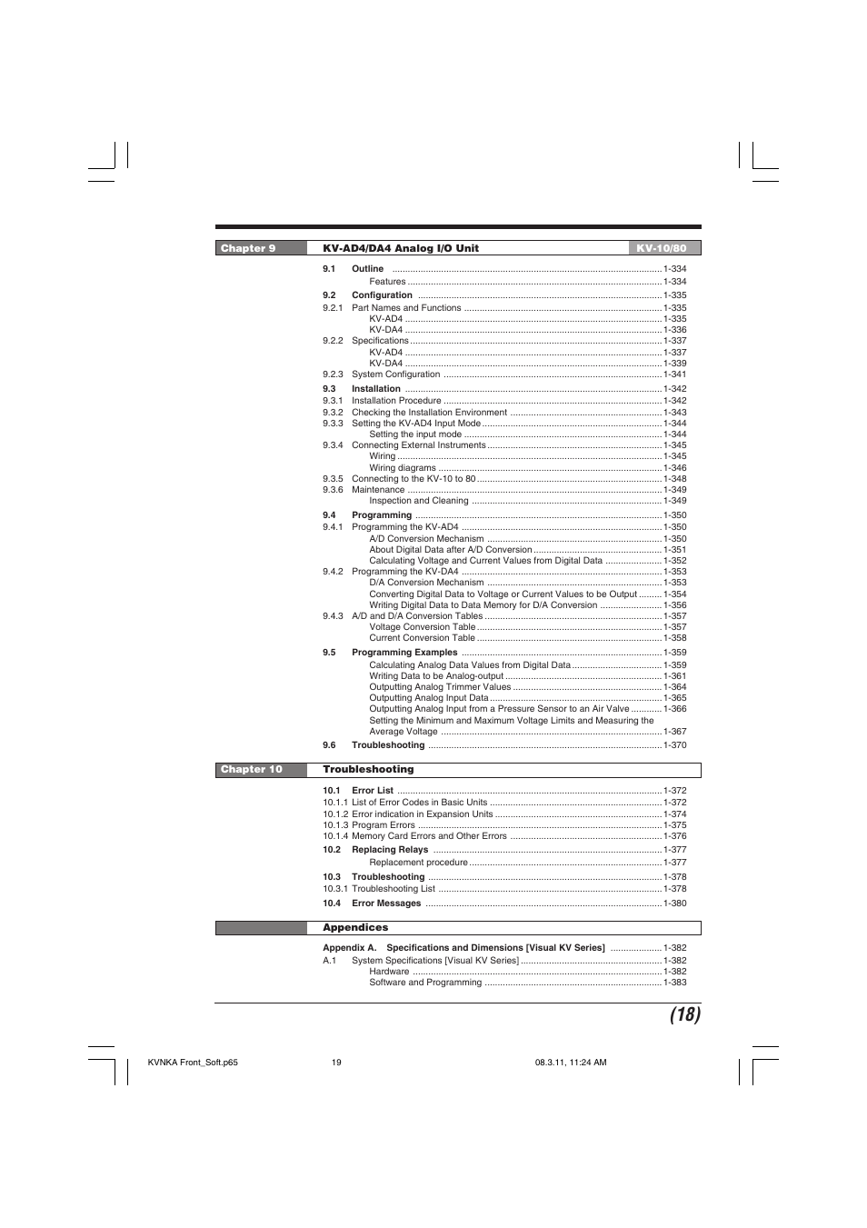 KEYENCE KV Series User Manual | Page 19 / 240
