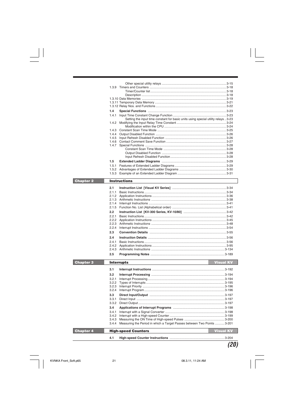 KEYENCE KV Series User Manual | Page 21 / 240