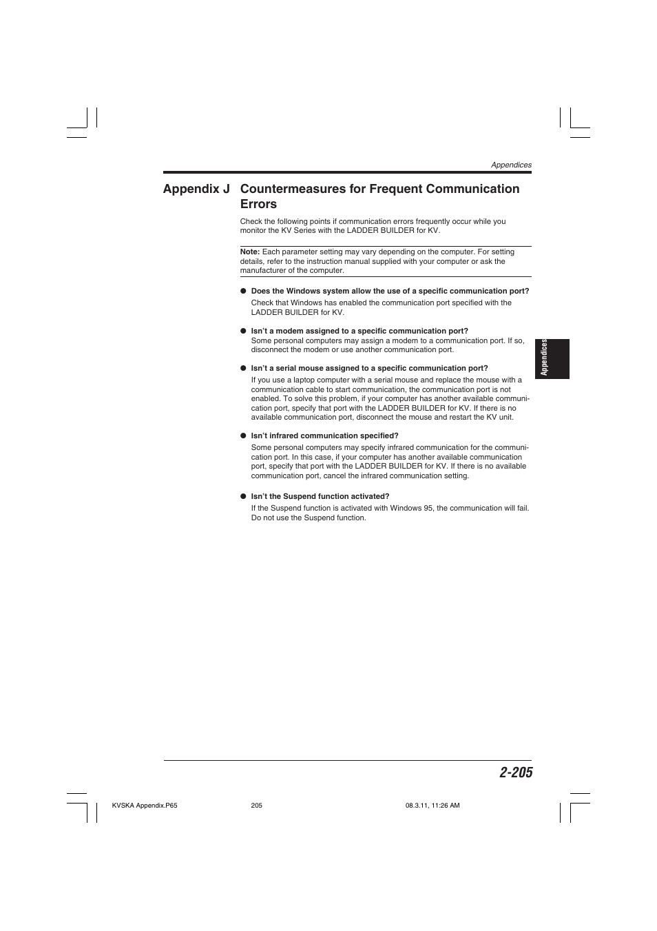 KEYENCE KV Series User Manual | Page 229 / 240