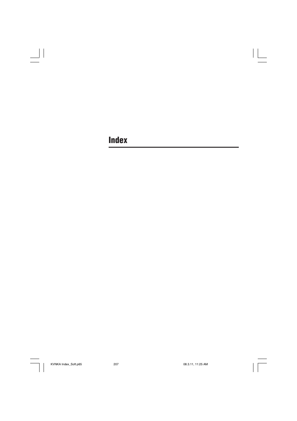 Index | KEYENCE KV Series User Manual | Page 231 / 240