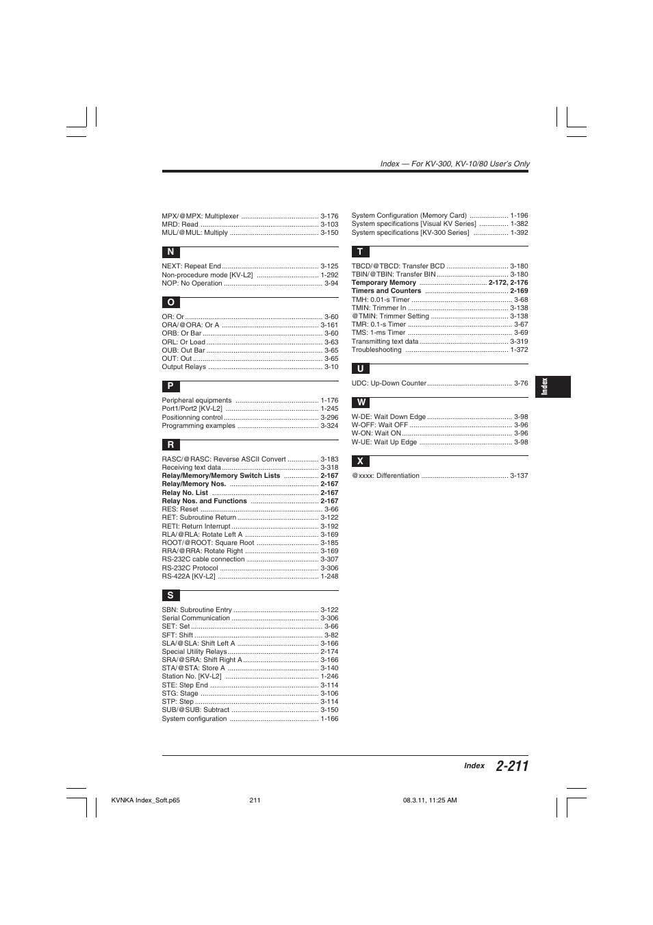 KEYENCE KV Series User Manual | Page 235 / 240