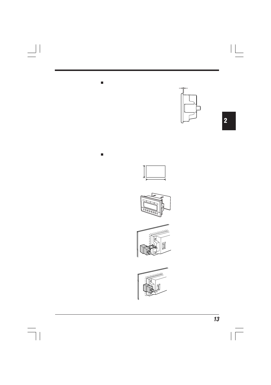 Panel mounting | KEYENCE KV-D20 User Manual | Page 13 / 72