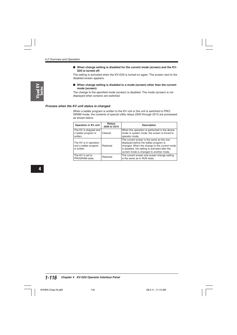 Visual kv series | KEYENCE Visual KV Series User Manual | Page 140 / 444