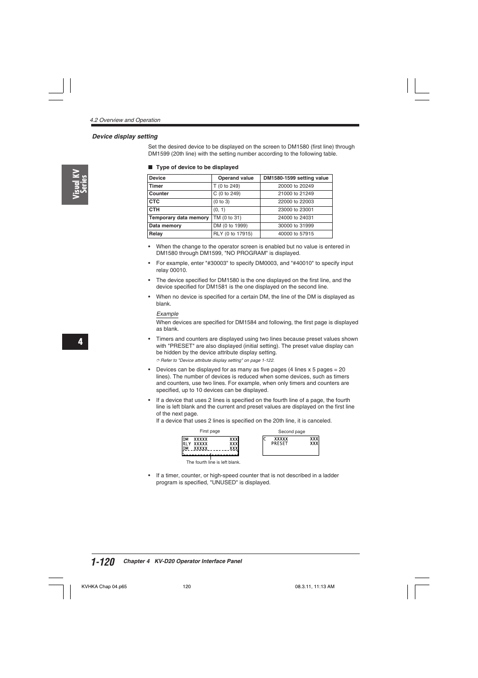 Visual kv series | KEYENCE Visual KV Series User Manual | Page 144 / 444
