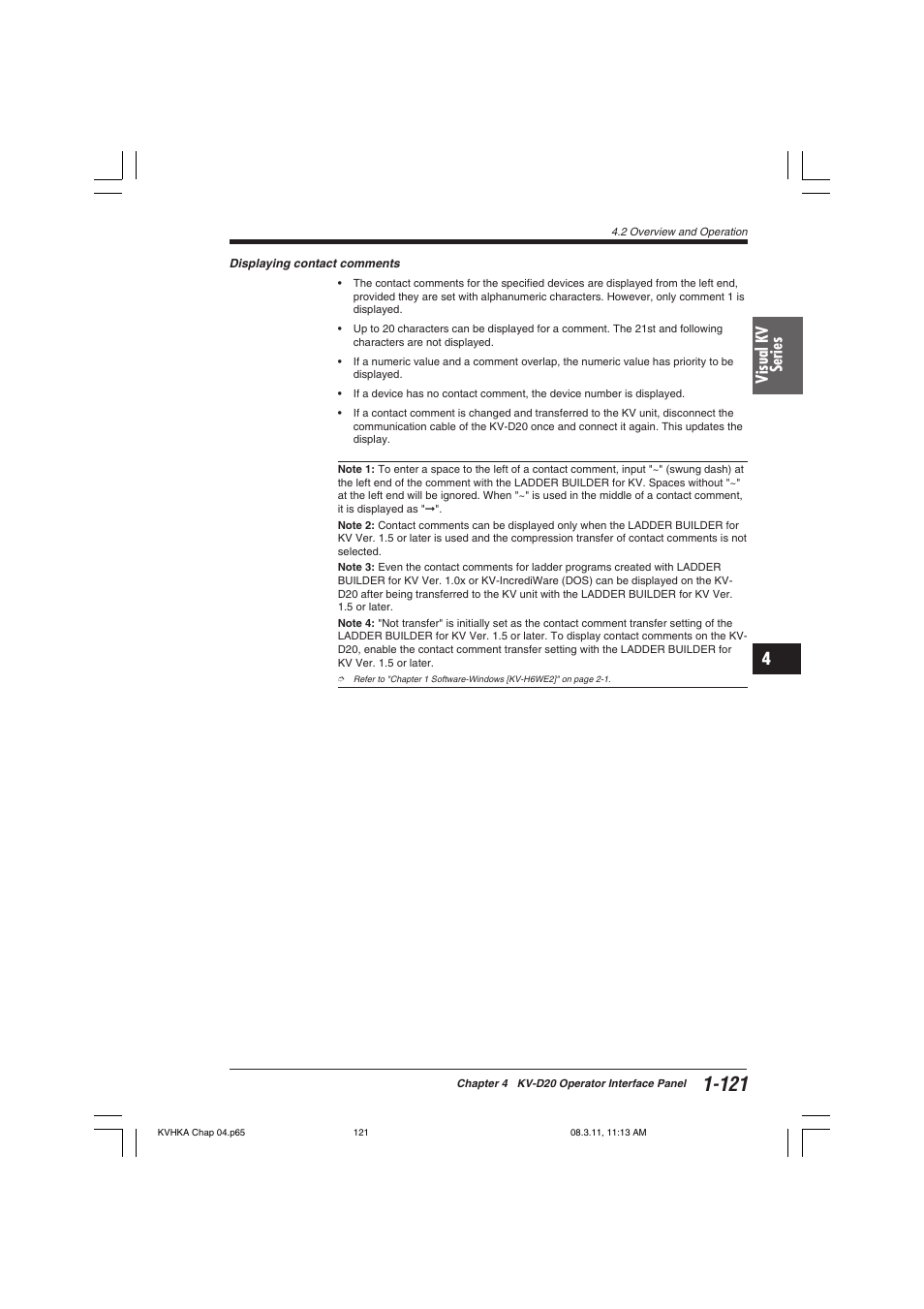 Visual kv series | KEYENCE Visual KV Series User Manual | Page 145 / 444