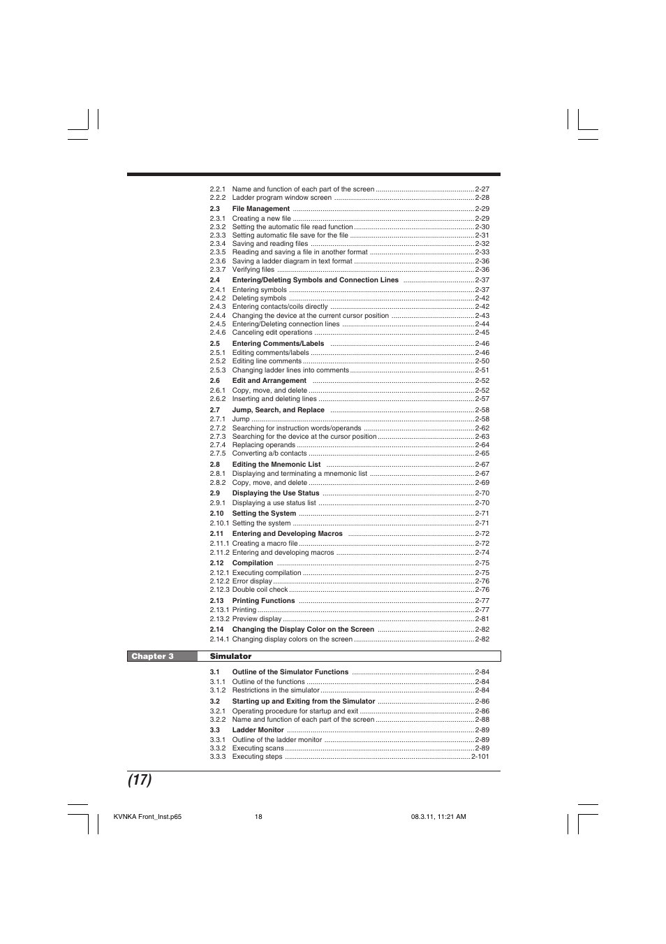 KEYENCE Visual KV Series User Manual | Page 18 / 444