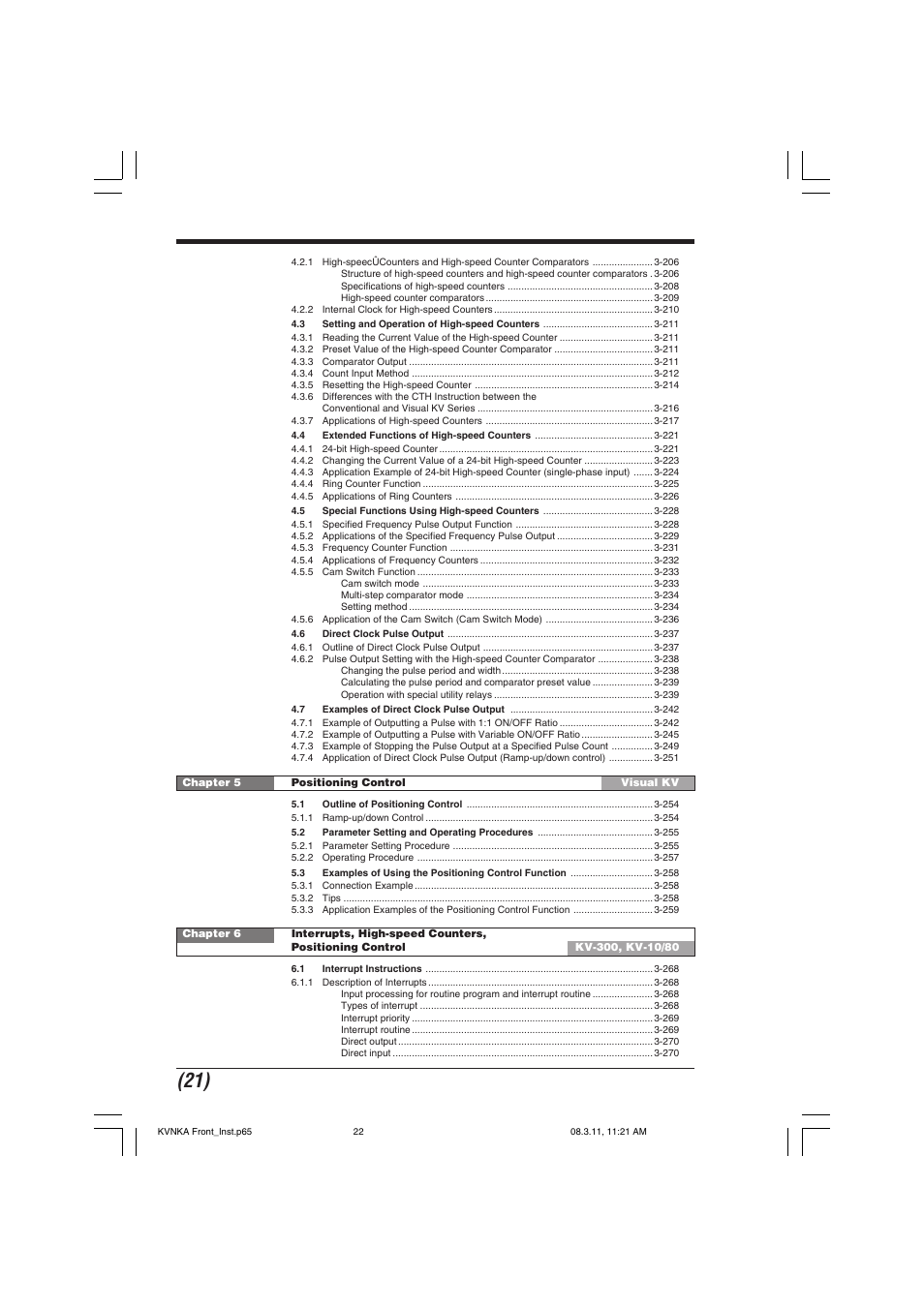 KEYENCE Visual KV Series User Manual | Page 22 / 444