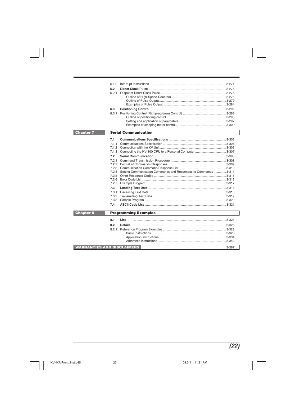 KEYENCE Visual KV Series User Manual | Page 23 / 444