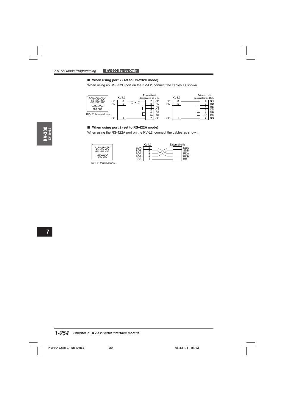 Kv -300 | KEYENCE Visual KV Series User Manual | Page 278 / 444