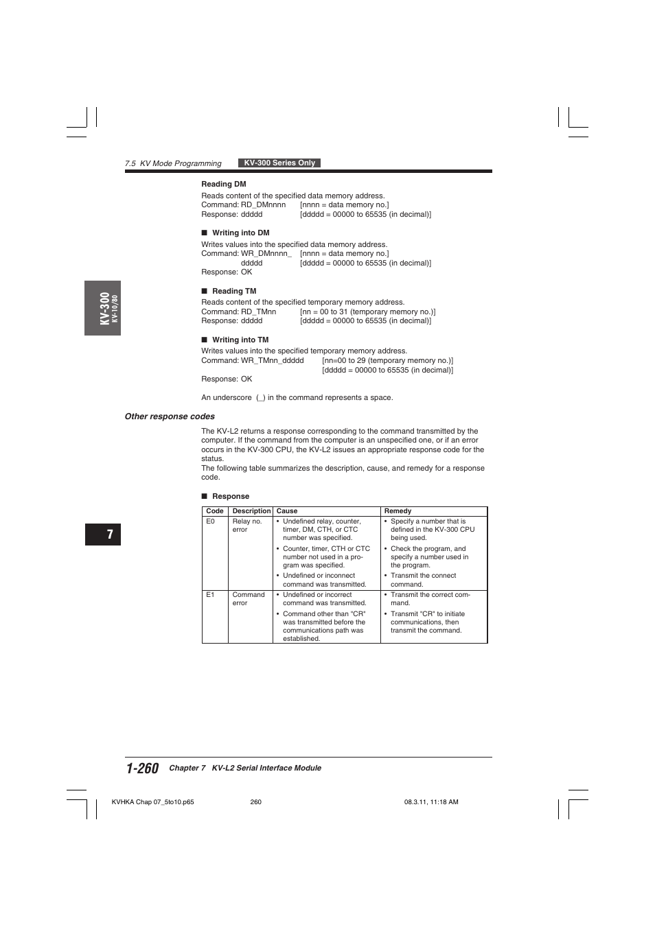Kv -300 | KEYENCE Visual KV Series User Manual | Page 284 / 444