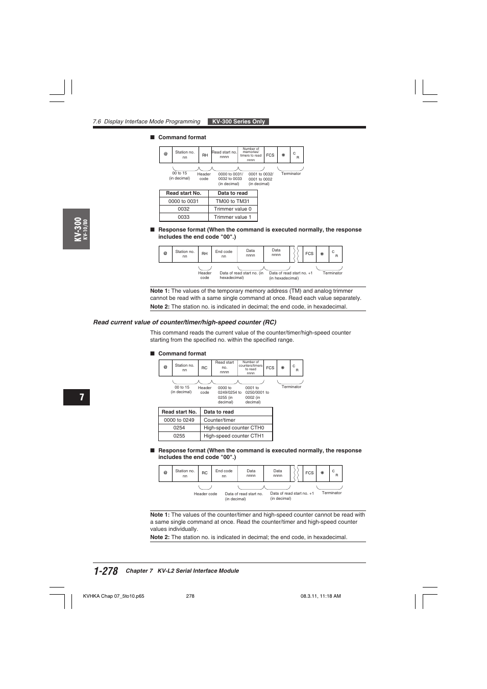 Kv -300 | KEYENCE Visual KV Series User Manual | Page 302 / 444