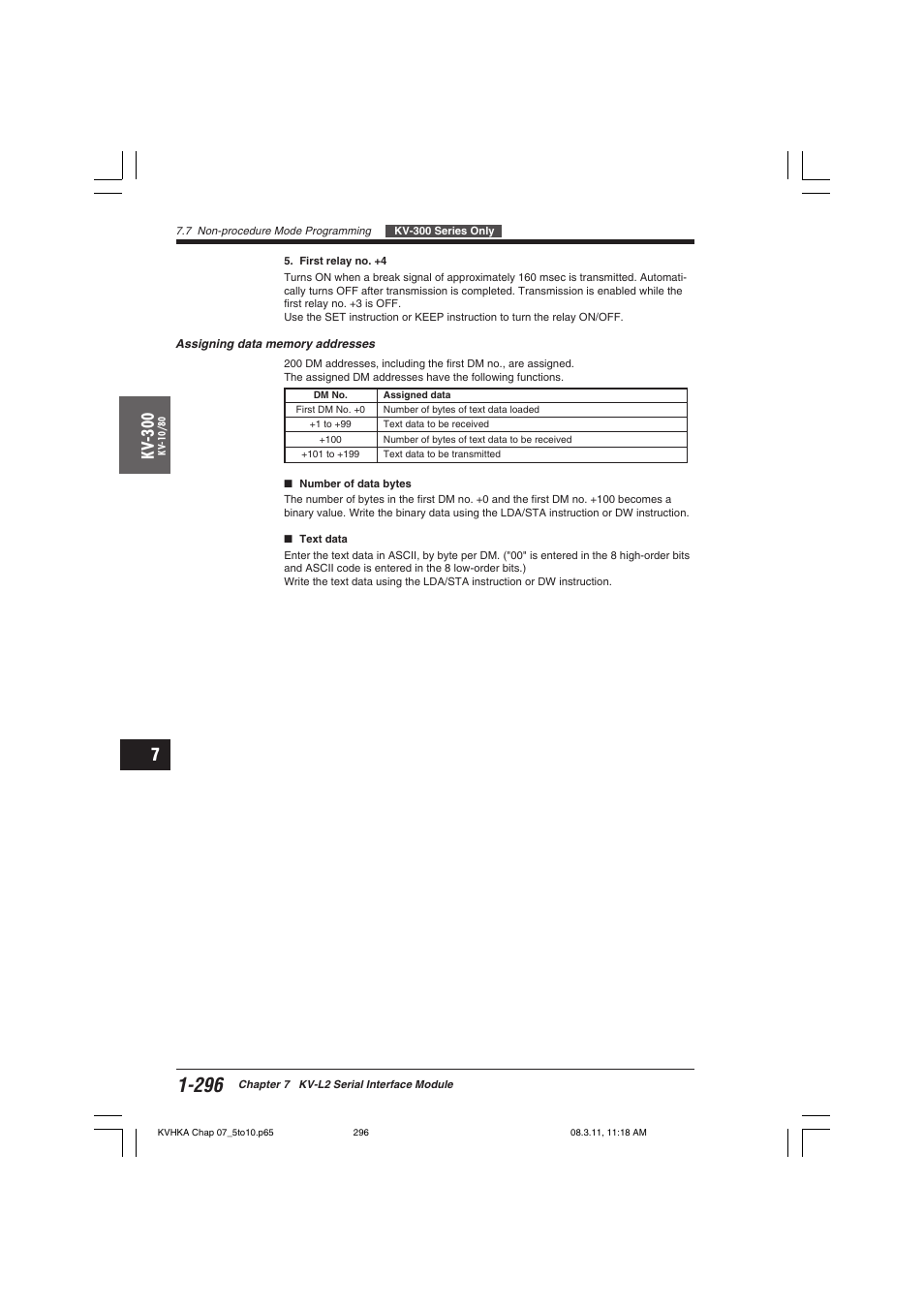 Kv -300 | KEYENCE Visual KV Series User Manual | Page 320 / 444