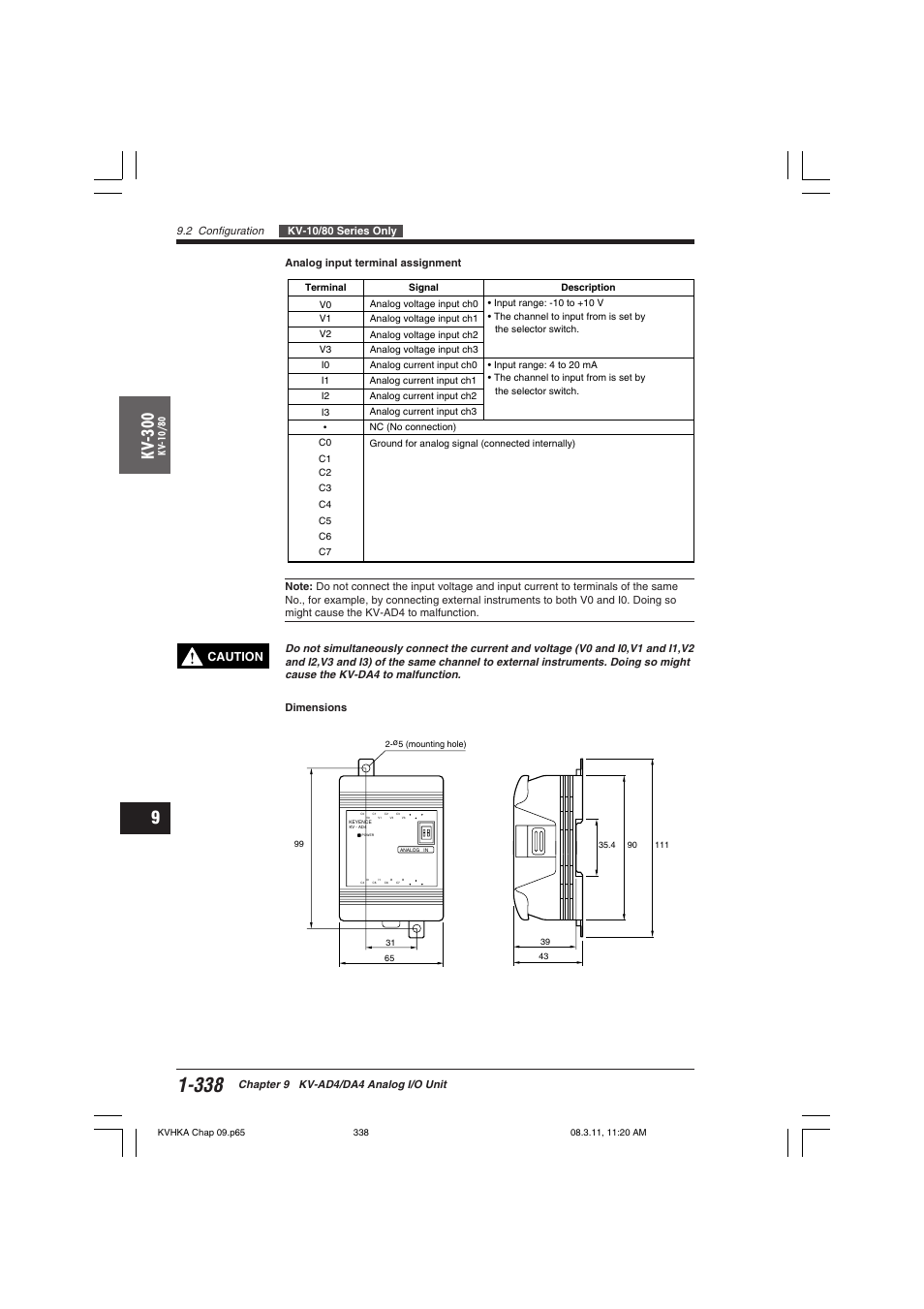 Kv -300 | KEYENCE Visual KV Series User Manual | Page 362 / 444
