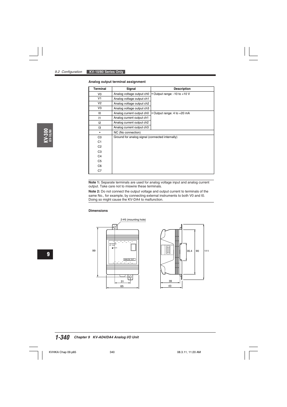 Kv -300 | KEYENCE Visual KV Series User Manual | Page 364 / 444