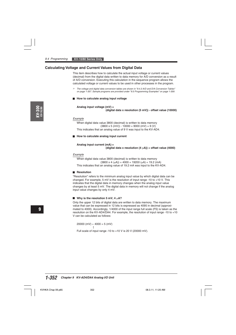 Kv -300 | KEYENCE Visual KV Series User Manual | Page 376 / 444