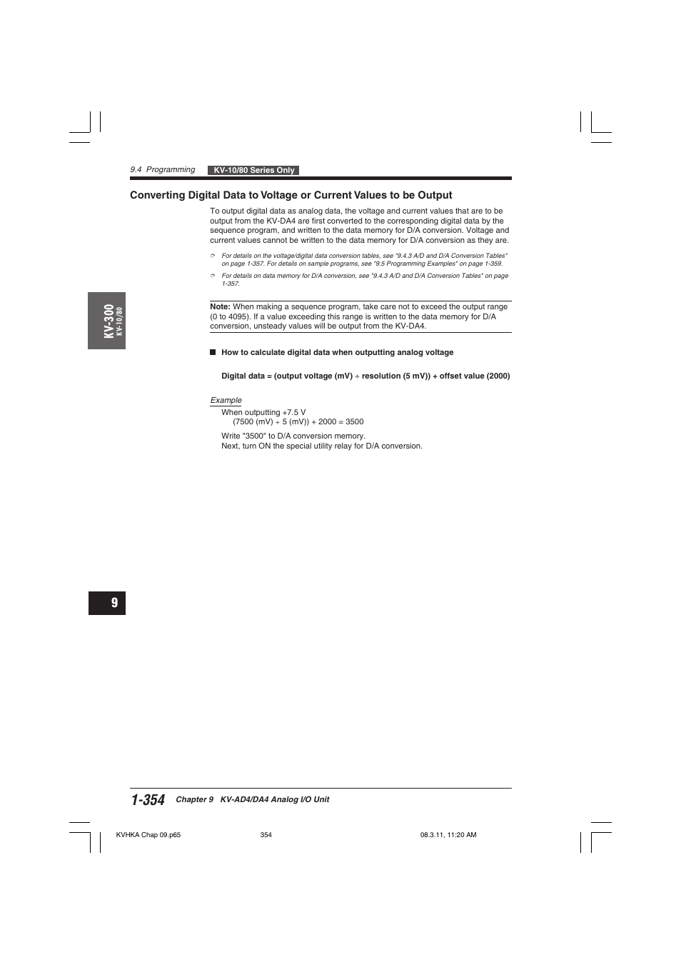 Kv -300 | KEYENCE Visual KV Series User Manual | Page 378 / 444