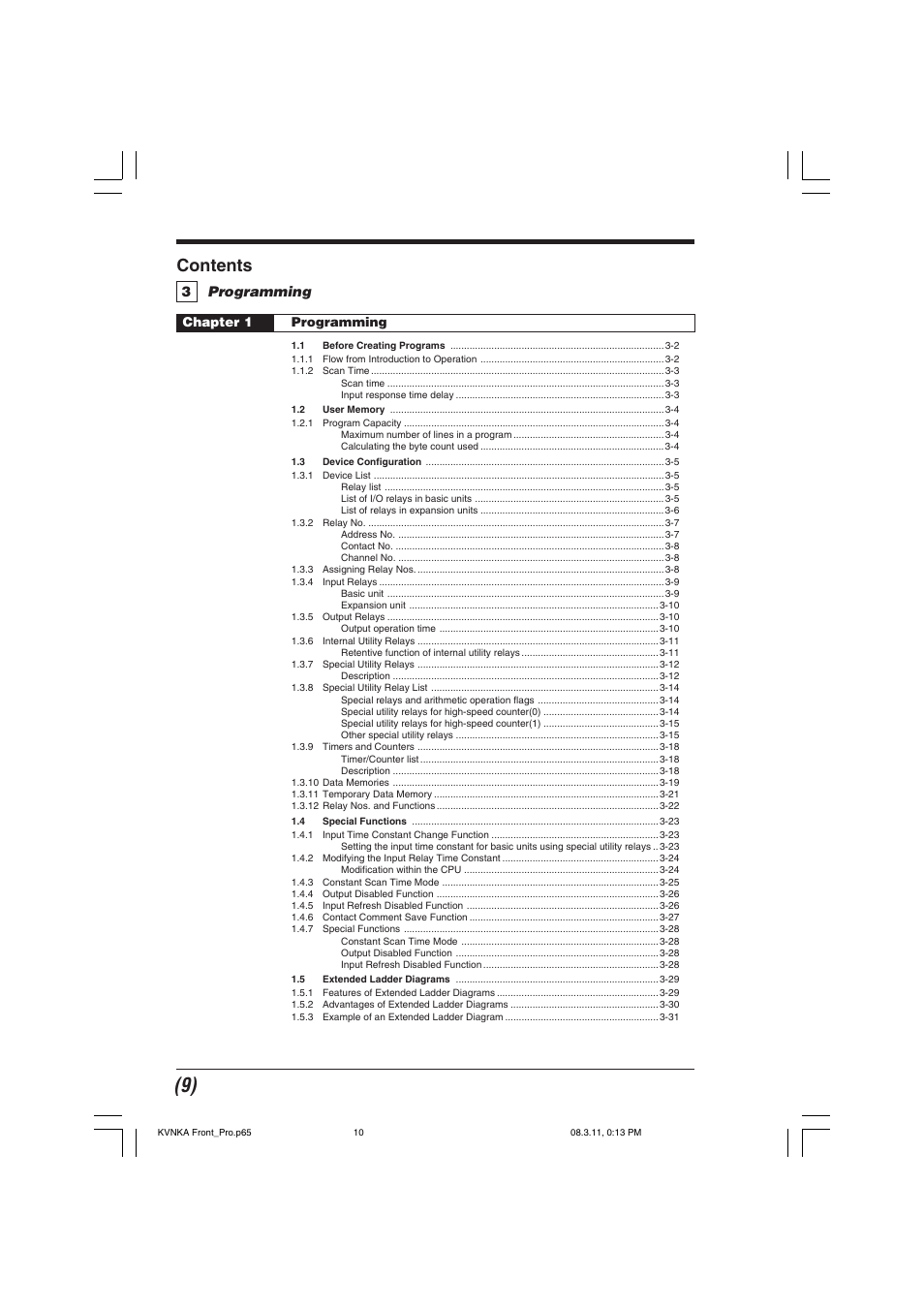 KEYENCE Visual KV Series User Manual | Page 10 / 392