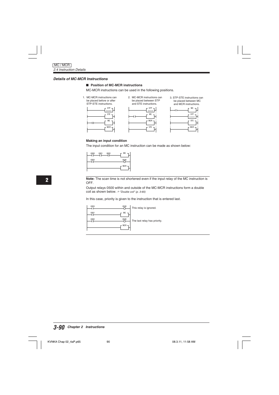 Details of mc-mcr instructions | KEYENCE Visual KV Series User Manual | Page 114 / 392