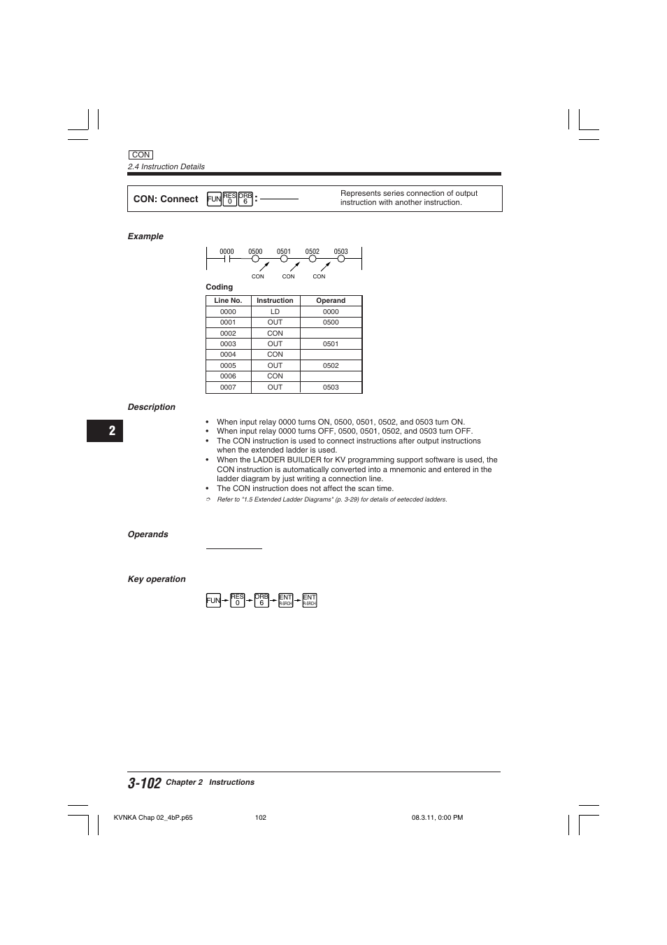 Con: connect | KEYENCE Visual KV Series User Manual | Page 126 / 392