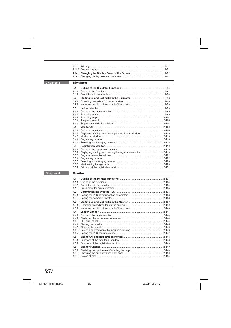 KEYENCE Visual KV Series User Manual | Page 22 / 392