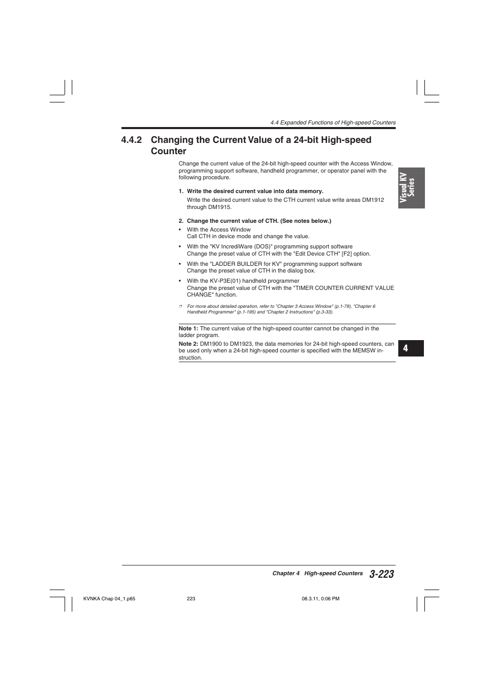 Visual kv series | KEYENCE Visual KV Series User Manual | Page 247 / 392