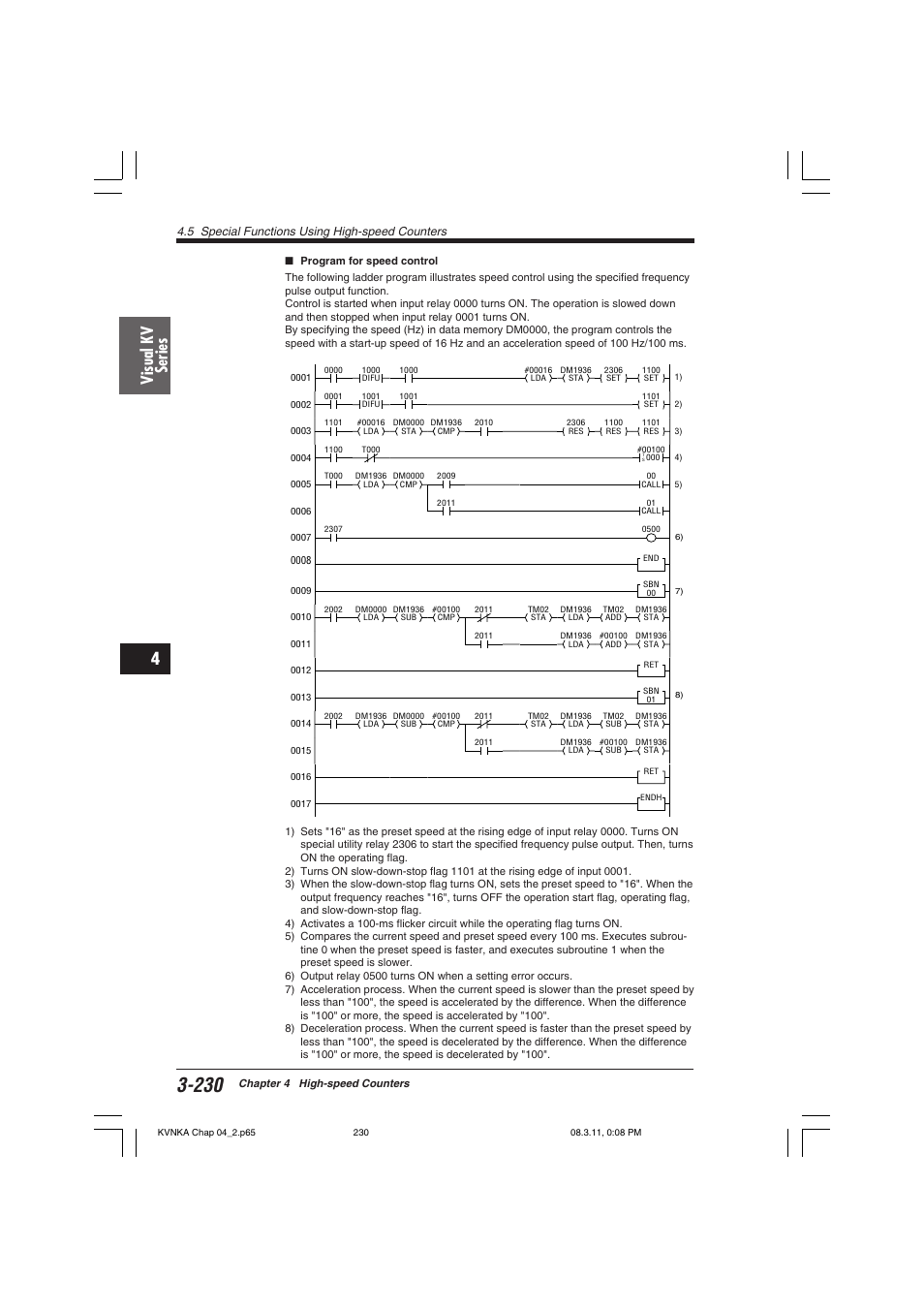 Visual kv series | KEYENCE Visual KV Series User Manual | Page 254 / 392