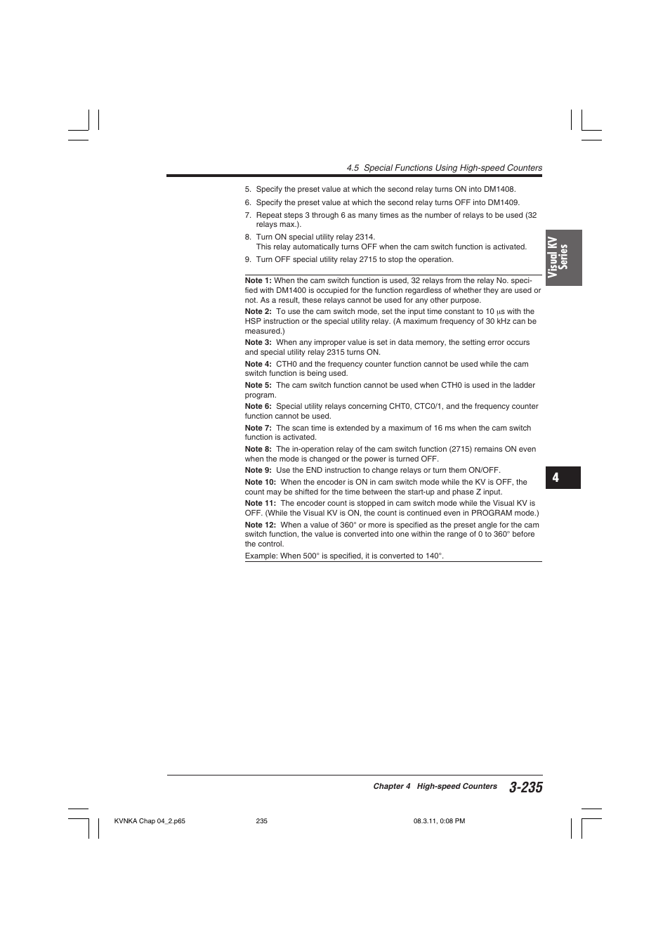 Visual kv series | KEYENCE Visual KV Series User Manual | Page 259 / 392