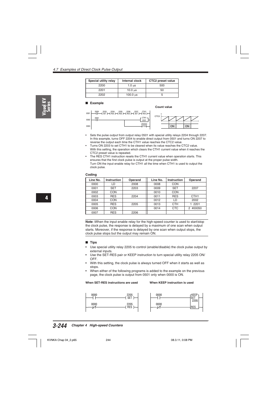 Visual kv series | KEYENCE Visual KV Series User Manual | Page 268 / 392